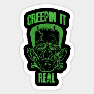 Frankenstein Creepin' It Real Sticker